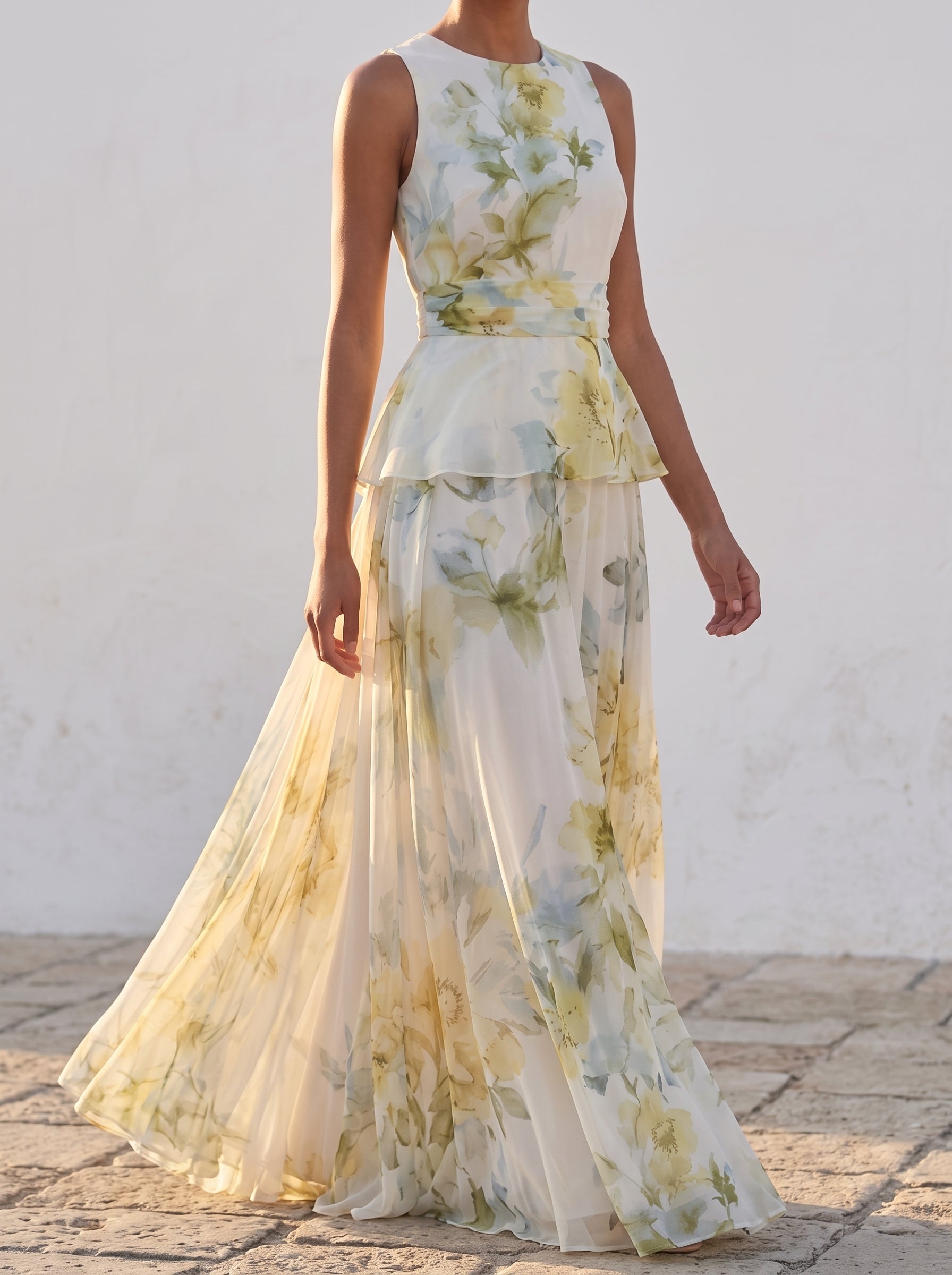 Vestido Sóller · Caída Asimétrica
