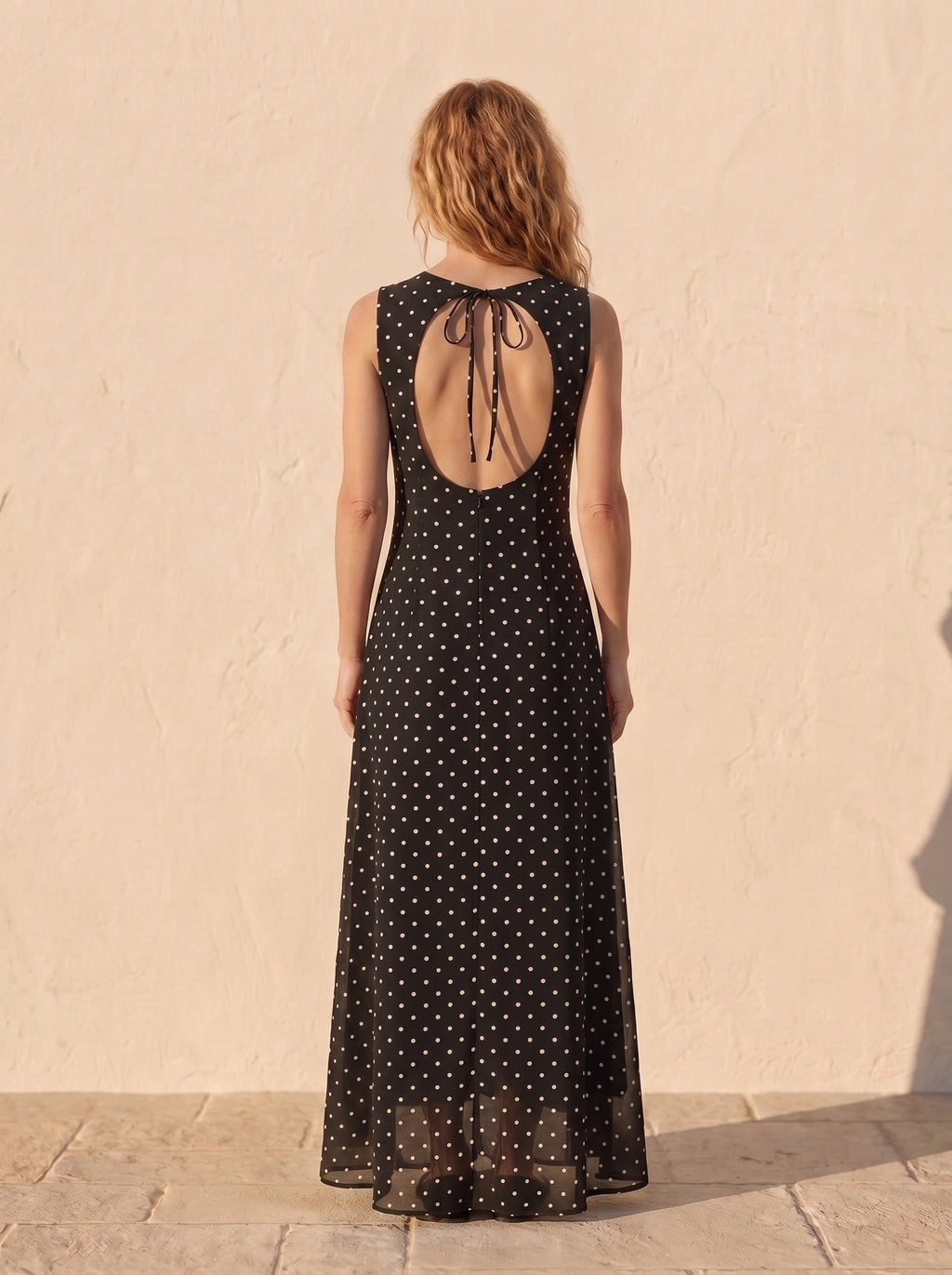 Vestido Sevilla · Lunares con Espalda Descubierta