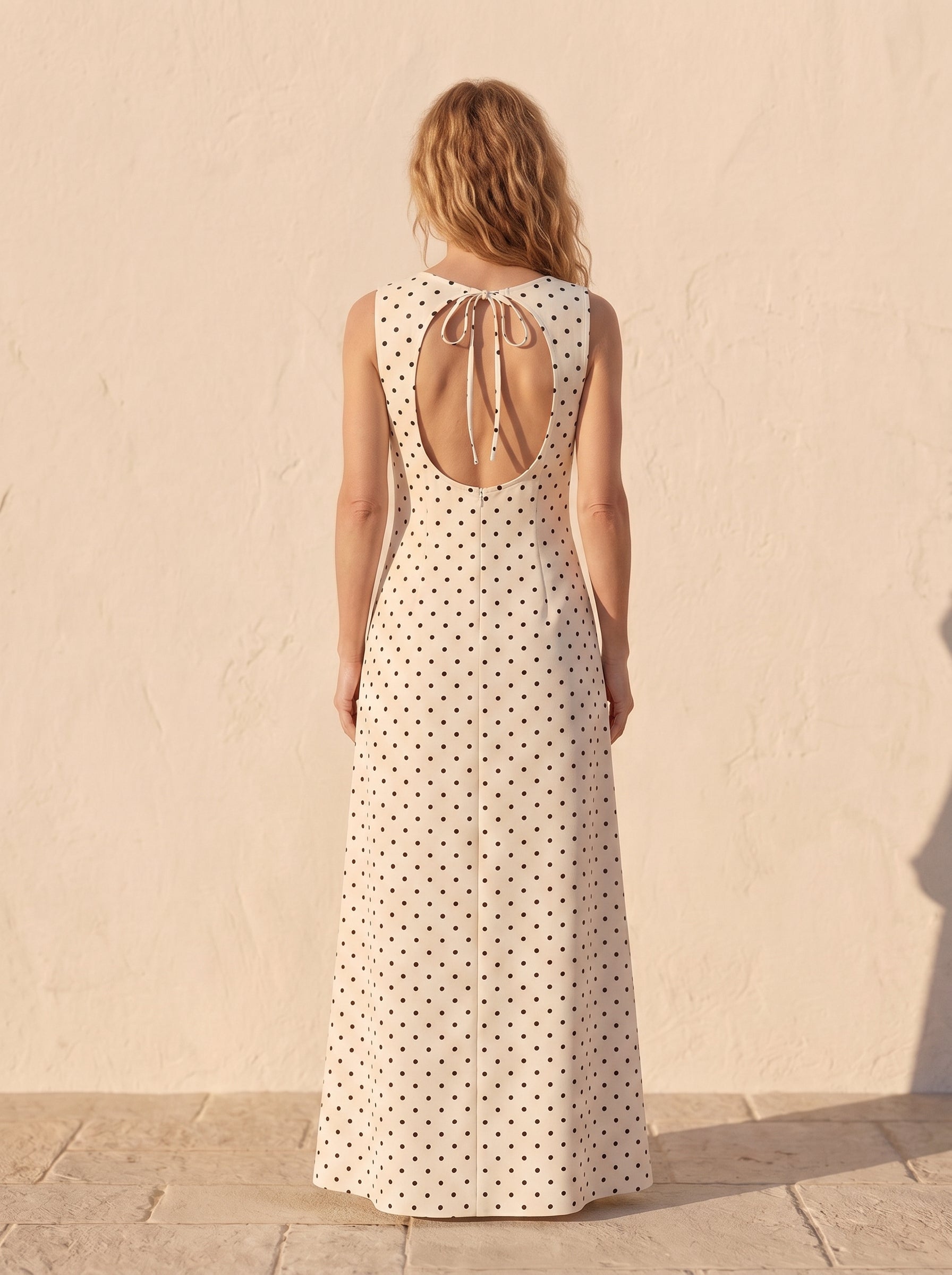 Vestido Sevilla · Lunares con Espalda Descubierta