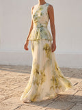 Vestido Sóller · Caída Asimétrica